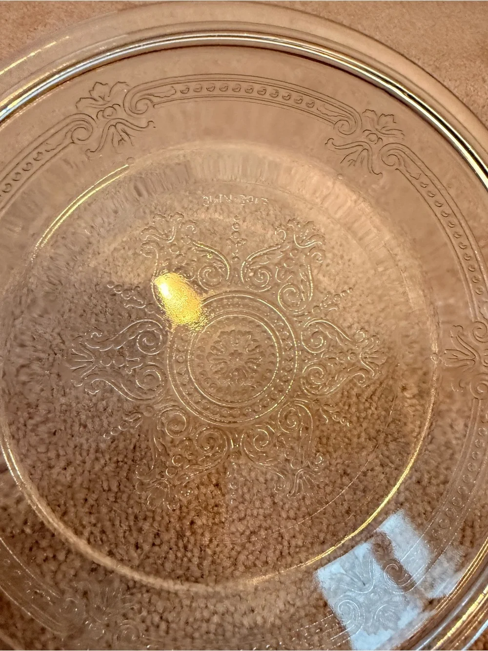 Vintage Fire-King Philbe Sapphire Blue Glass Pie Plate 8.5” – 1940s/50s